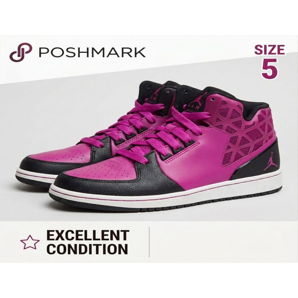 Nike Air Jordan 1 Flight 3 "Fuchsia Flash" Youth Size 5Y – Like New